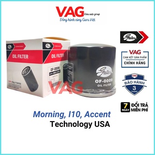 [Chính Hãng Gates] Lọc nhớt, lọc dầu máy Morning, I10, Accent, Rio, Getz, Kona chính hãng Gates - USA OF-0009