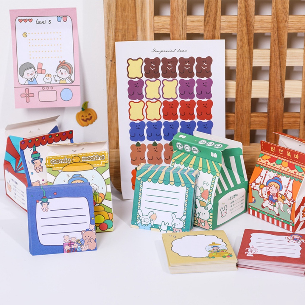 Giấy note hình hộp sữa