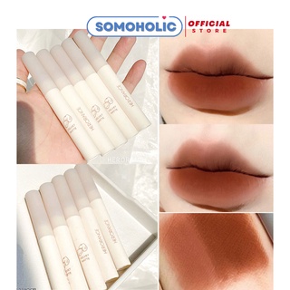 Son Kem Lì Herorange Vỏ Trắng Sữa Tone Màu Đất Nội Địa Trung Mềm Mịn Môi Somoholic SM9