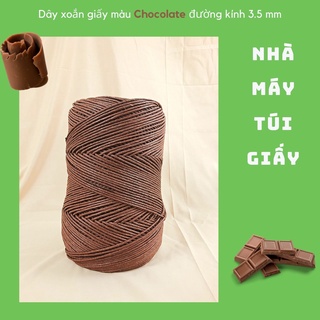 [RẺ NHẤT]  SET 2KG DÂY THỪNG GIẤY KRAFT MÀU CHOCOLATE