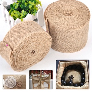 Cuộn duy băng vải bố trang trí rộng 4cm trang trí noel,làm đồ hanmade