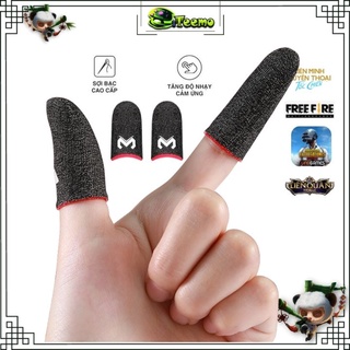 Găng tay chơi game ff MEMO sợi bạc cao cấp chống mồ hôi co giãn tốt tăng độ nhạy cảm ứng iTeemo