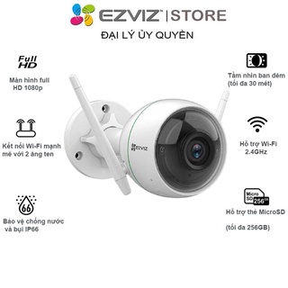 Camera Wifi Ezviz C3WN , C3TN ,C3W 1080P Full HD Chạy ngoài trời,Full HD 1080P, Tích hợp míc nghe, Hồng Ngoại xa-BH 24TH