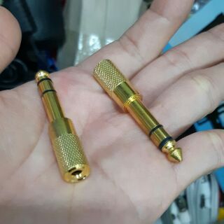 Jack chuyển 6 li stereo ra lổ cái 3 li - giá 2 cái 40k