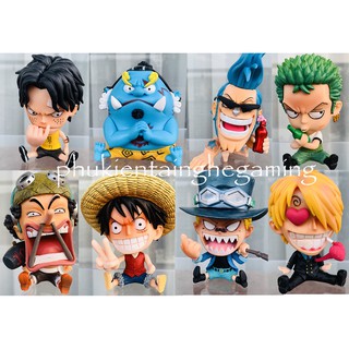 Mô Hình One Piece Chibi - Mô Hình Băng Mũ Rơm Luffy, Zoro, Usopp, Jinbei...