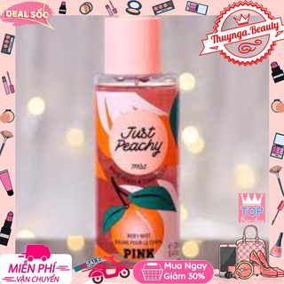 [𝐵𝒪𝒟𝒴 𝑀𝐼𝒮𝒯] Body mist xịt thơm toàn thân Just Peachy 10ML #тнυynga.вeaυтyѕнop