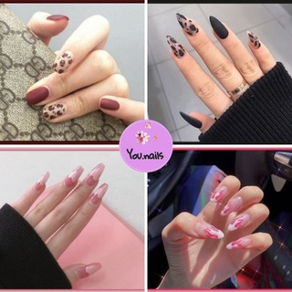 Móng tay giả kèm keo dài nhọn ngắn YOU NAILS (Mã Yn151- Yn160)