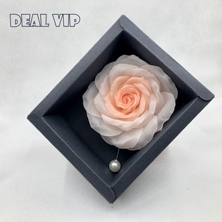 Hoa cài áo nữ cao cấp vải Voan nhật - Made in Việt Nam