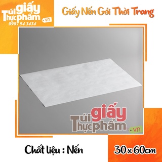 500 Giấy Nến Gói Thời Trang, Phụ Kiện, linh kiện, gói quà, gói hoa  (30x60cm - 21gsm - Hoa Văn màu Hồng)