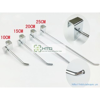 Móc treo phụ kiện đơn cài thanh hộp inox 15x30cm