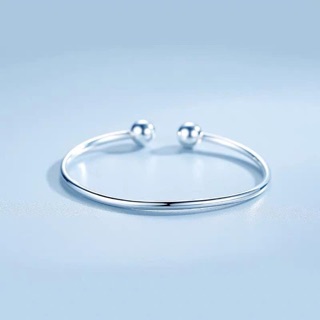 Lắc tay bạc S990 Tlee, lắc cứng càng cua xinh xắn- TleeSilver