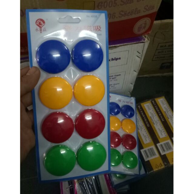 Nam châm vỉ 8 viên (nam châm 40mm)