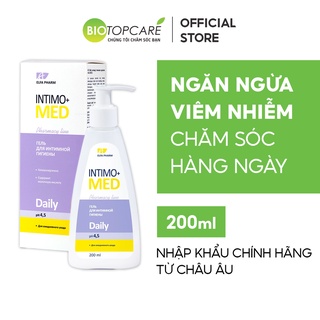 Dung dịch vệ sinh phụ nữ Intimo+Med DAILY 200ml - Dùng hàng ngày