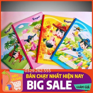 (FreeShip) Vở 4 ôly Hồng Hà Trạng Nguyên loại đẹp 2.5*2.5mm