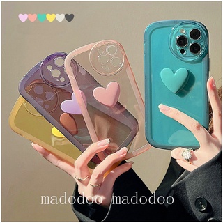 Samsung Galaxy A73 A13 A52 A52S 4G 5G A03 A03S A02S A50 A50S A30S A22 LTE M22 M32 INS Candy Simple 3D Love Oval Edge Tpu Clear Soft Phone Case NKS 18