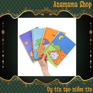 [BAO GIÁ SHOPEE] Sổ lò xo sổ tay vintage 60 trang khổ A5 hình ảnh đáng yêu
