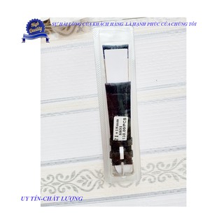 Dây da đồng hồ cao cấp Aono cỡ 21mm màu đen SIÊU BỀN