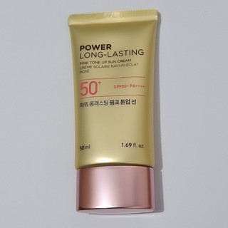 Kem Chống Nắng Nâng Tone Da POWER LONG LASTING PINK TONE UP SUN CREAM