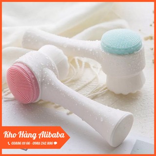 Cọ Rửa Mặt Massage 2 Đầu Cao Cấp