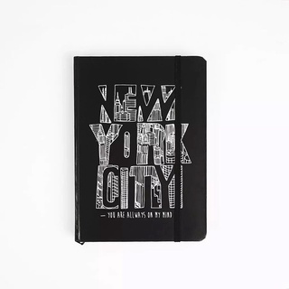 Quà 8/3 - Sổ tay A5 Crabit Typo - New York - Ruột chấm ghi chép, Bullet Journal - Giao hỏa tốc