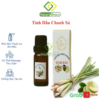 (Bán Rẻ Xin Đánh Giá 5)Tinh Dầu Chanh Xả, Giúp Giảm Căng Thẳng, Khử Mùi, Massage, Chống Say Tàu Xe Smart House
