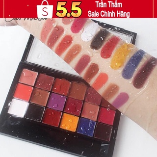 Bảng Son Carmela Dupe 18 Ô Cao Cấp Với Chất Son Lì