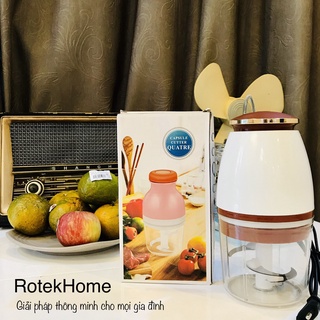 [BH 6 tháng] Máy xay thịt cá rau đá đa năng 4 lưỡi dao công suất 350W dung tích 700ml mẫu mới - OSAKA