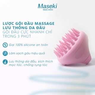 Lược gội đầu MASEKI NHẬT BẢN - Bản cao cấp giảm gàu giảm rụng tóc