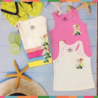 Áo thun bé gái, áo phông bé gái dáng ba lỗ, chất cotton, nhiều màu, size 9-14 - SUNKIDS