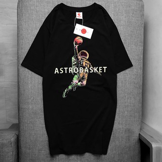 Áo Phông Cotton Ngắn Tay Hoạ Tiết Bóng Rổ Mã 1170