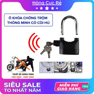Ổ khóa  chống trộm  báo động Alarm Clock cao cấp Freeship Khóa thông minh tặng kèm pin, có bảo hành - Shop Hàng Cực Rẻ