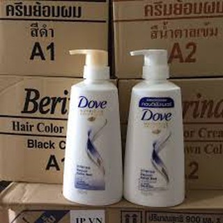 combo dầu gội dove 480ml và dầu xả dove 460ml thái