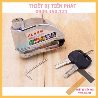 Ổ Khóa Đĩa Báo Động ALARM Chống Trộm Cao Cấp Hú Lớn Khóa Có Tặng Kèm Pin, Bảo Hành 1 Đổi 1 (Chính Hãng)
