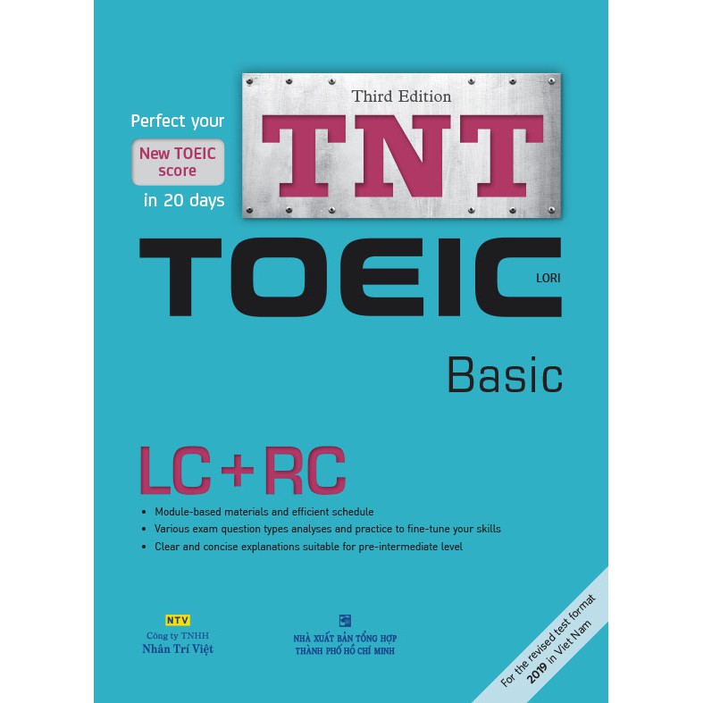 Sách - TNT TOEIC Basic LC + RC (Third edition - 2019 format)