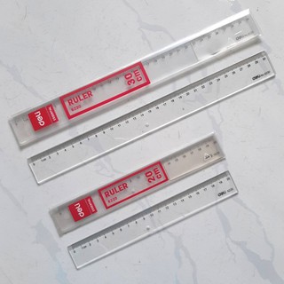 Thước Kẻ Deli 20cm/30cm