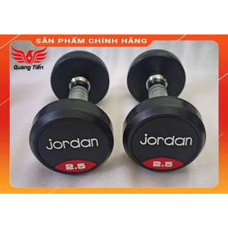 tạ tay cao su cao cấp jordan chính hãng 2,5 kg (1 quả)