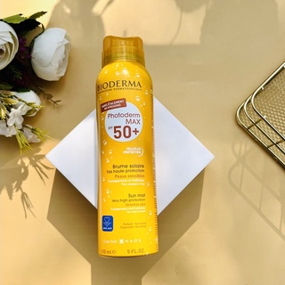 Xịt chống nắng Bioderma Photoderm Max Brume Solaire SPF50+ dành cho toàn thân và da nhạy cảm 150ml