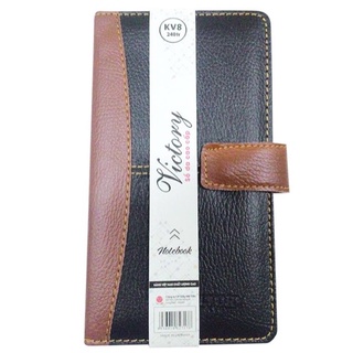 Sở Bia Da Cao Cấp Hải Tiến KV8 240 Trang KT:17,5x25 Cm ( Có Khuy Bấm)