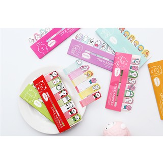 Giấy note đánh dấu, bookmark hoạt hình