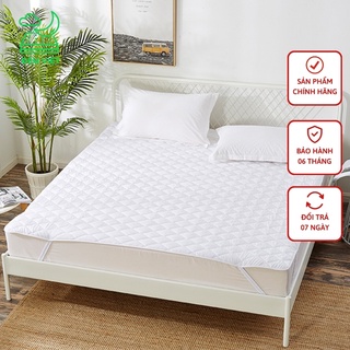 Tấm lót bảo vệ nệm-Drap chống thấm tuyệt đối mới nhất 4 lớp, dày êm và thoáng hơn ga chống thấm an toàn cho bé