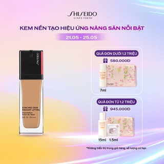 [Mã COSSD5 giảm 10% đơn 600K] Phấn nền dạng lỏng Shiseido Synchro Skin Radiant Lifting Foundation 30ml