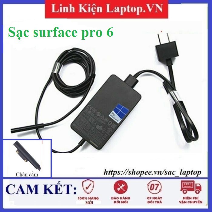⚡️[Sạc zin] SẠC MICROSOFT SURFACE PRO 6 / Adapter surface pro 6