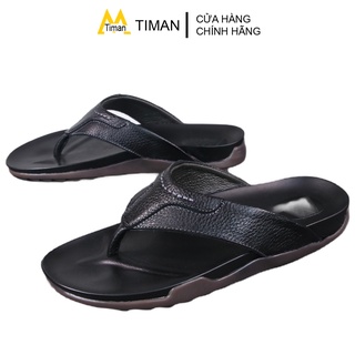 Dép xỏ ngón nam cao cấp chính hãng TIMAN DK12 bền bĩ thời trang bảo hành 1 năm