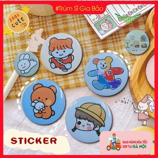 Huy hiệu cài balo, sticker gắn balo ulzzang sinh viên, cặp học sinh, ghim phụ kiện ba lô, túi, mũ, nón, áo dễ thương