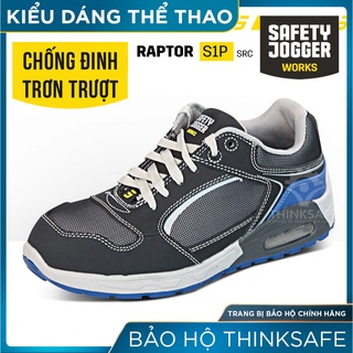 Giày bảo hộ lao động nam Jogger Thinksafe, giầy chống đinh, vải lưới thoáng khí, siêu nhẹ, kiểu dáng thể thao - Raptor