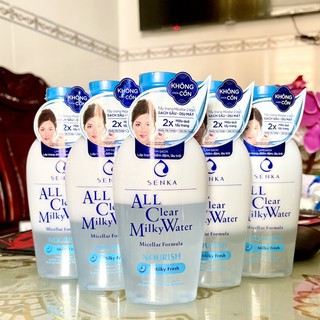 Nước Sữa Tẩy Trang 2 lớp Senka A.L.L. Clear Milky Water 230ml