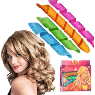 Lô uốn tóc không nhiệt đơn giản Magic Leverag