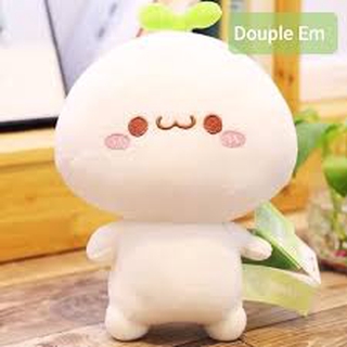 Gấu bông mầm dễ thương, gối ôm cho bé vải nhung 4 chiều Hàn QUốc