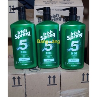 Sữa tắm dưỡng gội xả Irish Spring 5 in 1 946ml