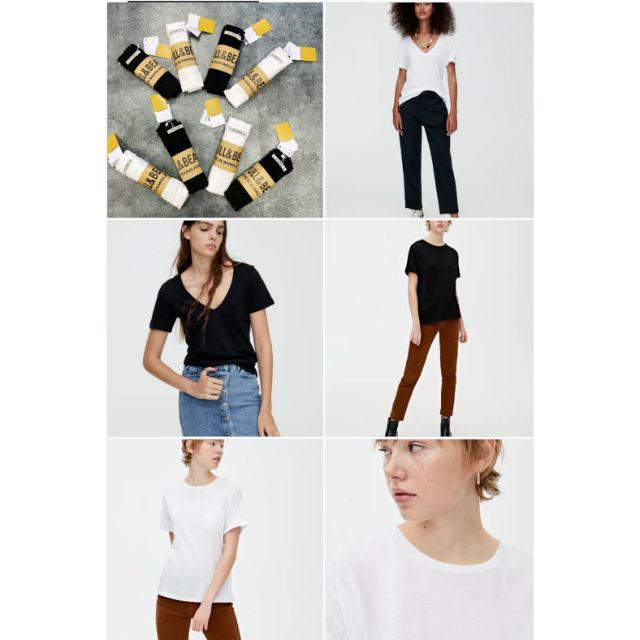 Áo thun nữ Pull&Bear T-shirt